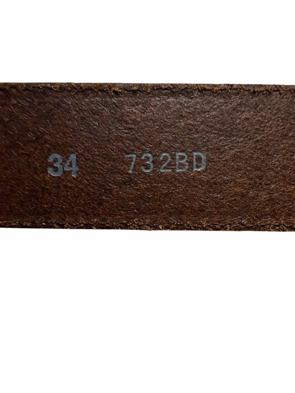 Justin Brown Leather Men’s Belt with Silver Buckle